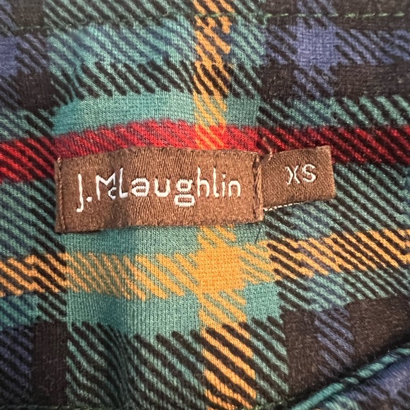 J. McLaughlin Catalina Cloth Stretch Ankle Pants Women's XS Pull On Plaid $198 - Picture 5 of 9